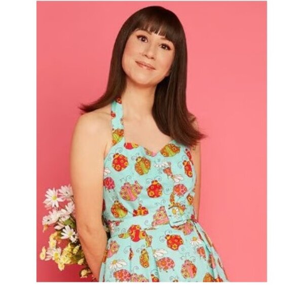 Marisol Muro / Modcloth Aligned with Destiny Fit and Flare - NWT - Picture 2 of 7